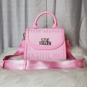 STEVE MADDEN pink btoki crossbody bag